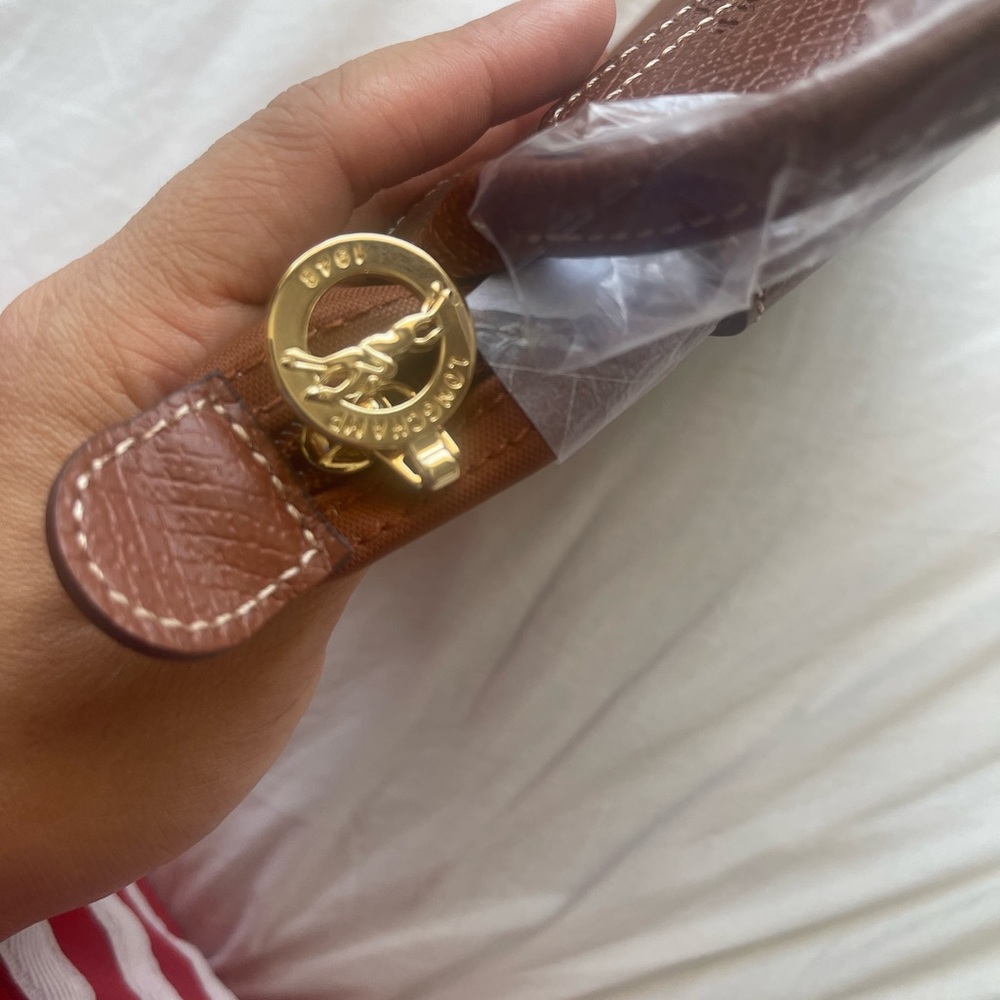 Longchamp mini cute bag cognac color - Picture 6 of 11